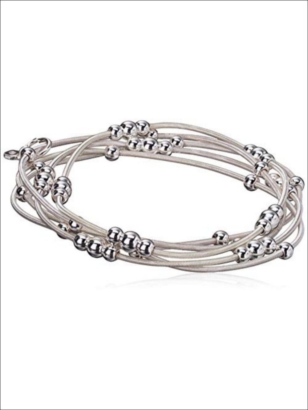 Nine West Multi Row Stretch Bangle Bracelets, Layered Fashion Jewelry,